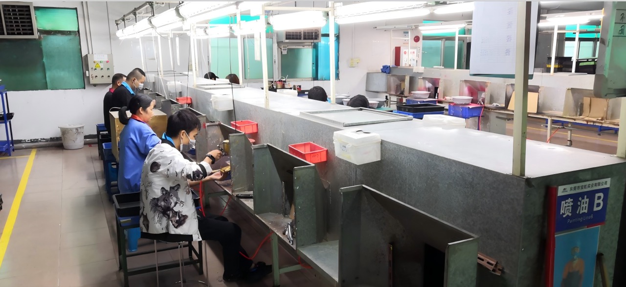 Product coating and finishing line